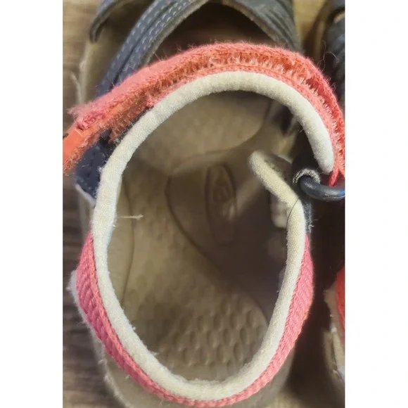 Keen Rose Adjustable Strap Hiking Sandals Toddler Size 9 Navy Pink - Picture 5 of 12